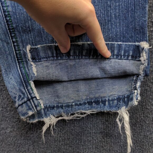 Southpole Men's Straight Jeans Size 32 Blue Embroidered 5-Pocket Medium Wash - Picture 9 of 15